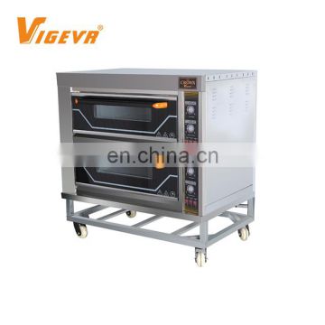 2 Deck 4 Tray Professional Cake Baking Gas Bread Commercial Bakery Oven Prices
