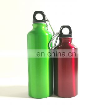 wholesale single wall reusable recycle sublimation aluminum drinking water bottle