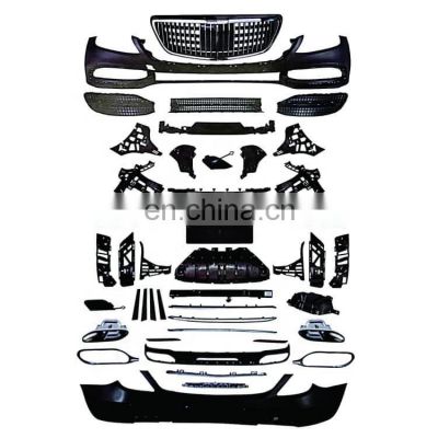 w222 s class body kit front bumper grill parts diffuser spoiler upgrade kit for mercedes benz S CLASS W222 MAYBACH