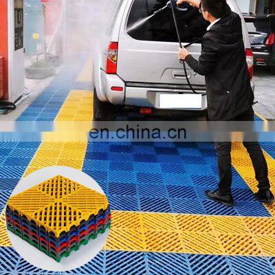 CH Factory Wholesale Performance Flexible Non-Toxic Anti-Slip Oil Resistant Multicolor 50*50*4cm Garage Floor Tiles