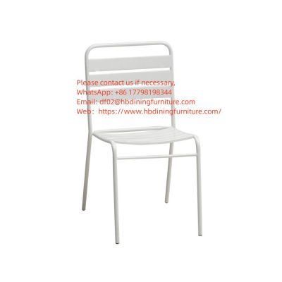 Metal dining chair