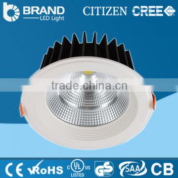 Matter white RGB cob led downlight 30w led recessed down light dimmable led downlight D185*H88mm                        
                                                                                Supplier's Choice