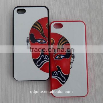 Hard plastic sublimation mobile phone case for iphone 5S