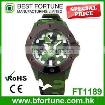 FT1189_GN Wholesale pc21 movement japan camouflage wrist watch