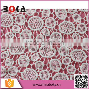 Highest quality Custom water soluble mesh lace fabric