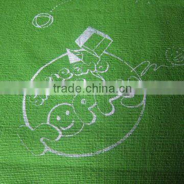 6mm yoga mat with printing pattern
