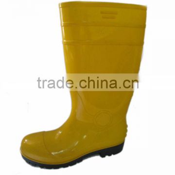 2013 newest plastic rain boots for men