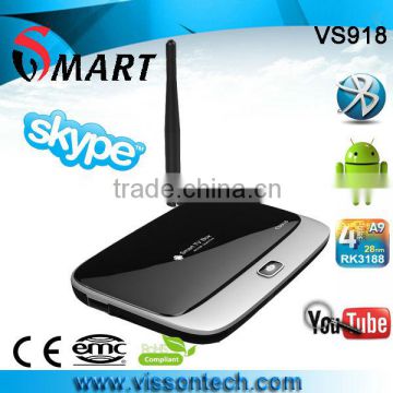 New arrival android tv box quad core 2gb ram with remote controller