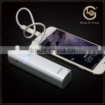 2016 New Design small 2600mAh Portable Mobile Fast Charging Power Bank