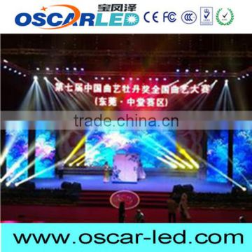 p4 Die casting aluminum cabinet with CE ROHS ISO Certificate flexible led curtain display rental led display