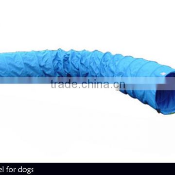 Long Blue Dog Pet Tunnel Waterproof Training Exercise Tool