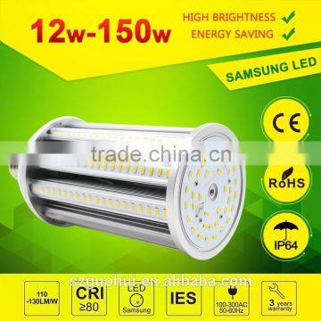 100W LED corn light with high lumens, 3 years warranty