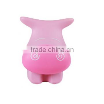 PINK COW USB RECHARGEABLE LED TABLE LAMP