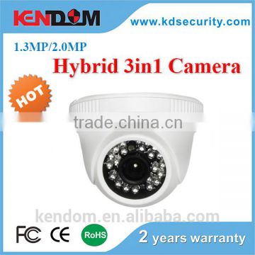 Best Quality CCTV Four in One Camera TVI/CVI/AHD/CVBS Dome Hybrid Camera High Quality Definition 1.3MP 2.0MP