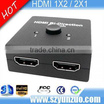HDMI Bi-Direction Switch 2x1 or 1X2 with HDCP Passthrough