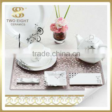 Wholesale germany porcelain dinnerware sets, royal bone china tableware, porceline dinner plate