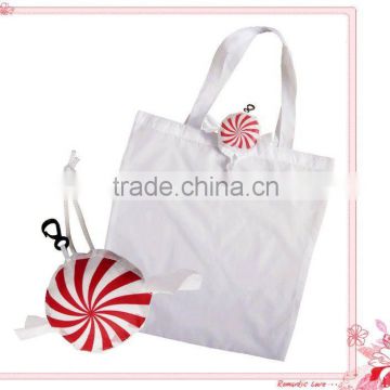 Candy Foldable Shopper Bag of Round Shape