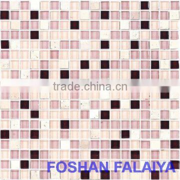 Crystal Mosaic Glass and Stone Mosaic GS019