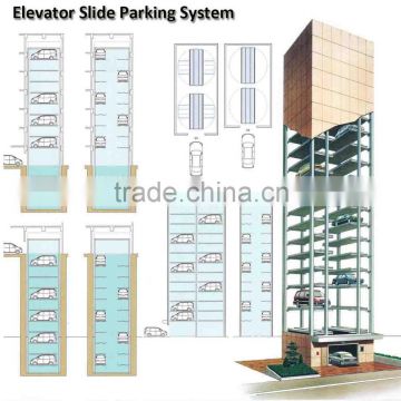 compact steel parking garage