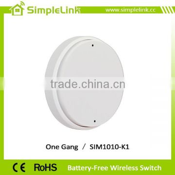 Energy harvesting technology wireless no WIFI touch Switch