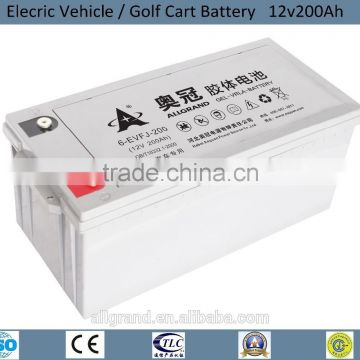 12v200Ah Electric Car battery / E-car Battery / Golf Cart battery / e-wheelchair battery 3hr