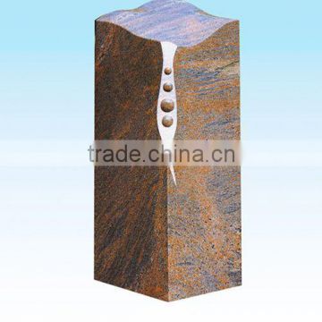 SKY-M2 Red Granite G664Cuboid Monument Tombstone Grave Headstone