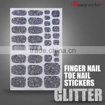 Custom Gradient Glitter Texture Series Nail Sticker Nail Art Nail Stickers