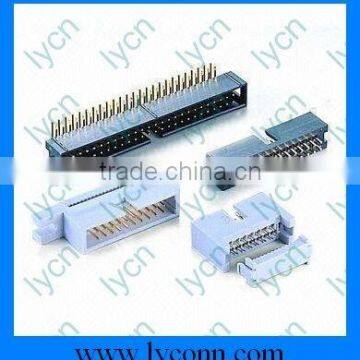 Box Header with 2.54mm Pitch and 10, 14, 16, 20, 26, 30, 34, 40, 44, 50, 50, 64 Contacts