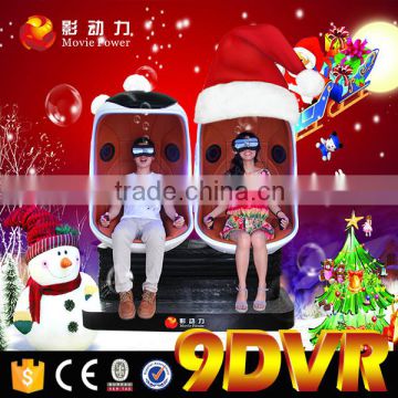 2 Players Egg Seats Touch Screen 9d Vr Cinema with 9d Headset