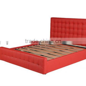 2013 new design modern leather soft bed