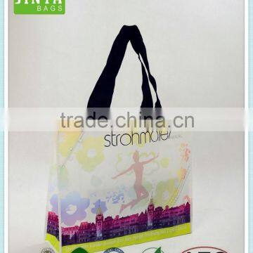 beautiful and foldable non woven bag pp laminated non woven tote cloth bag supplier