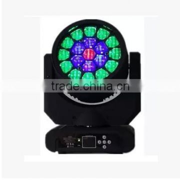 19x12w RGBW 4in1 Led Bee eyes moving head Wash Light with Zoom