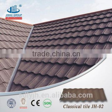 colorful stone coated metal roofing tile best selling in Africa