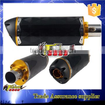For Motorcycle Superbike Exhaust Pipe Carbon Fibre Exhaust