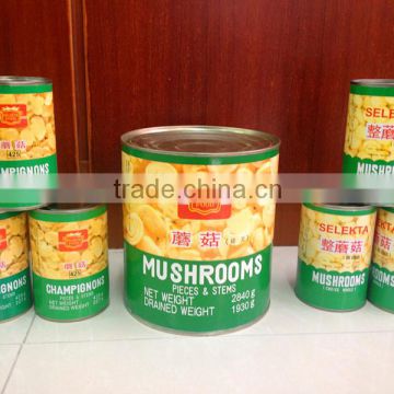 2015 Canned Mushroom