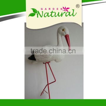 Plastic white crane, plastic bird(Garden Decoration)HYZ001