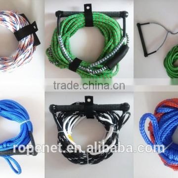 yellow pe hollow braided rope used in Yacht