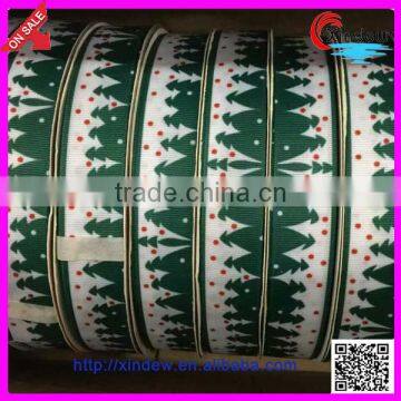 Christmas Print grosgrain ribbon