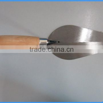 Decorative Size Wooden Handle Bricklaying Trowel