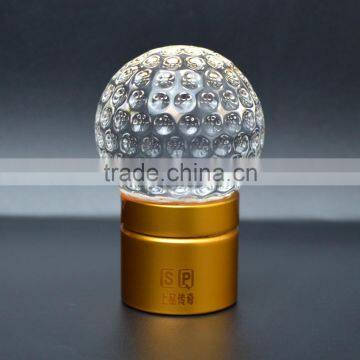 Crystal Glass lights wine bottle Cap for glass bottle