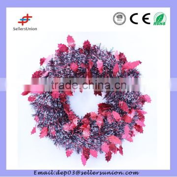 The doors and Windows decoration For Festivals Celebrations bowknot flower christmas wreath