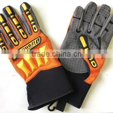 High Quality Harley Style oilfield gloves for knuckle protection Waterproof Skidproof gloves