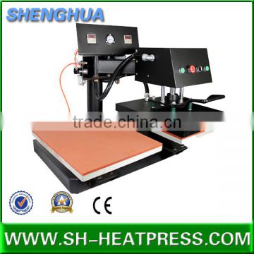 Pneumatic double station sublimation heat press machine promotion