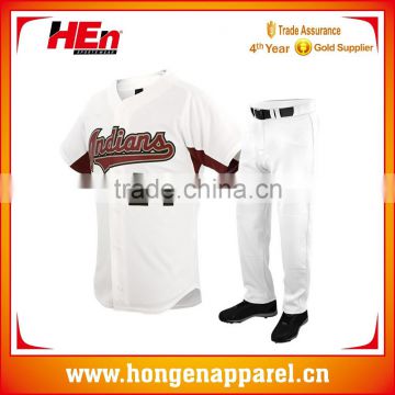 Hongen apparel professional baseball team uniform softball team jersey softball uniforms