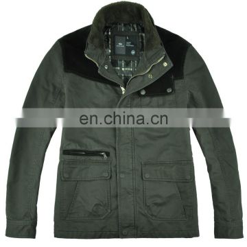 Latest new mens thin padded army trench cotton jacket