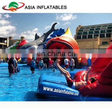 Competitive Price Sea World Theme Inflatable Water Pool Slide Park