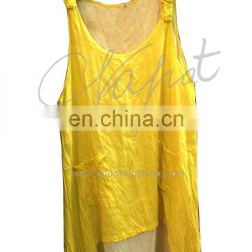Fashion Women Summer Clothes Sexy Style, Yellow Color T-shirt.
