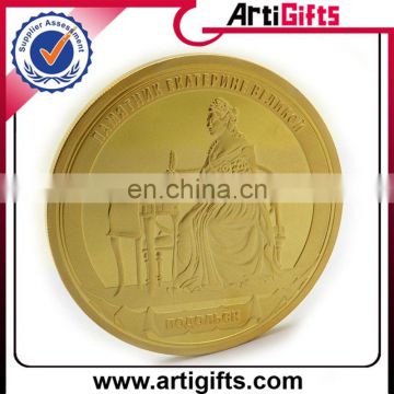High quality gold plated metal 2 euro coins