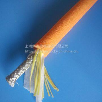 Delivery Hose Nbr Wire Braided Rov Umbilical Cable Yellow