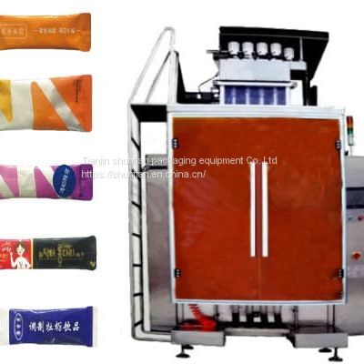 Fully automatic packaging multi lane sachet pouch liquid filling and packing machine factory